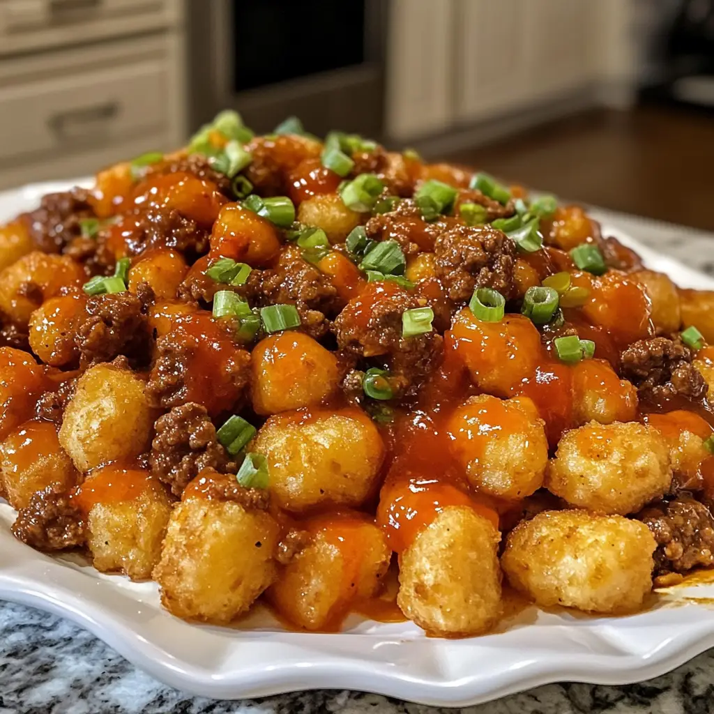 Sloppy Joe Tater Tot Casserole