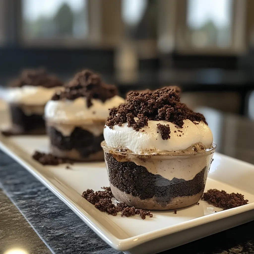 Graveyard Dirt Pudding Cups