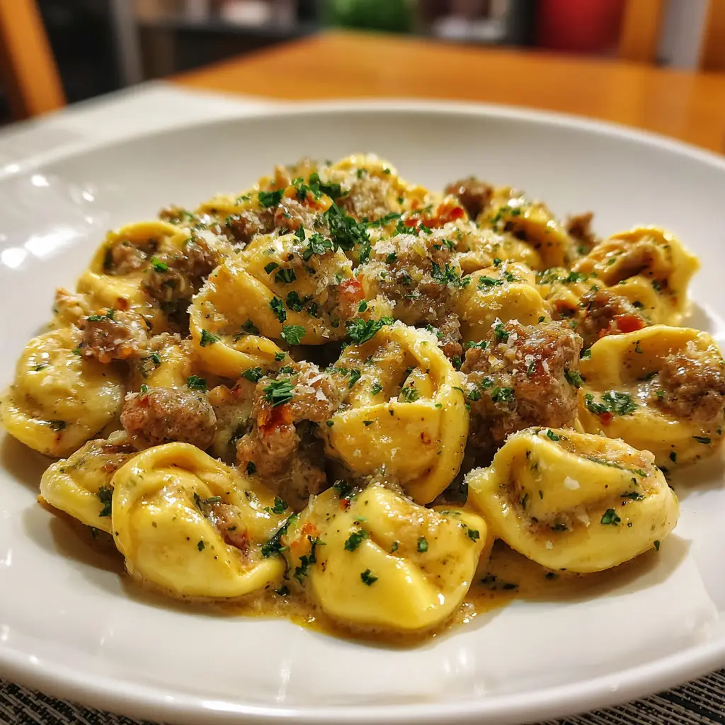 Creamy Italian Sausage Tortellini